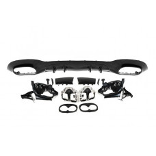 Задній дифузор з насадками (Дизайн A45 SD type-A) для Mercedes A-сlass W177 2018- рр