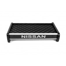 Полиця на панель (2001-2010, Чорна з чорною ниткою) для Nissan Primastar рр