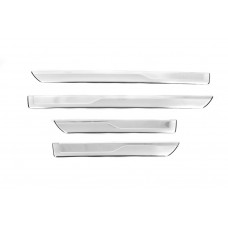 Накладки на пороги OmsaLine (4 шт, нерж) для Skoda Kodiaq 2016-2023 рр