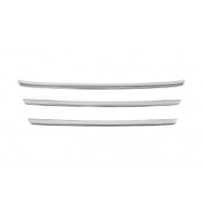 Накладки на решетку радиатора (3 шт, нержавейка) для Hyundai I-40 2011-2019 гг