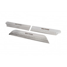 Накладки на внутренние пороги тип-4 (нержавеющая сталь) 3 штуки, Multivan для Volkswagen T4 Caravelle/Multivan 1990-2003 гг