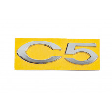 Надпись C5 8666.28 (110мм x 30мм) для Citroen C-5 2008-2017 гг