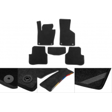 Текстильные коврики Classic (черные) 3 Ряда для Volkswagen ID.6 2021- гг