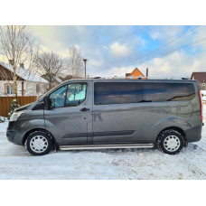 Хромированные Рейлинги Длинные, пластиковые ножки для Ford Custom 2013-2022 гг