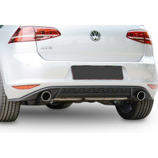 Задній дифузор DPT V-2 (для GTI, 2012-2017, чорний глянець) для Volkswagen Golf 7/E-Golf рр