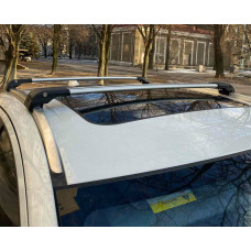 Поперечный багажник на интегрированые рейлинги WingBar (2 шт) Черные для Ford Connect 2014-2021 гг