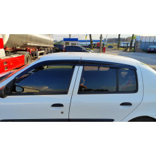 Ветровики на окна (4 шт., Sunplex Sport) для Renault Symbol 1999-2008 гг