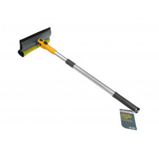 Водосгон с лезвием из TPR-резины и губкой, телескопическая ручка 50-70 см SAPFIRE