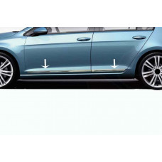 Молдинги на двери Нержавеющая сталь (4 шт) для Volkswagen Tiguan 2007-2016 гг