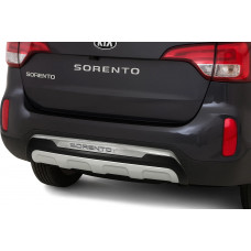 Накладка на задній бампер (2013-2015) для Kia Sorento II XM рр