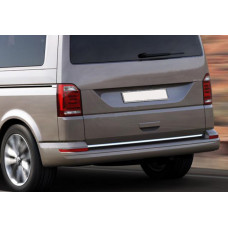 Накладка на багажник нержавейка OmsaLine - Итальянская Нержавейка для Volkswagen T6 2015-2024 гг