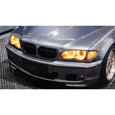 Ніздрі M-Look DPT (для Coupe 2003-2006, чорний глянець) для BMW 3 серія E-46 рр