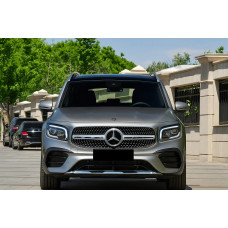Передняя решетка Diamond Silver Без места под камеру для Mercedes GLB X247 2019- рр