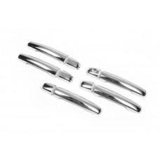 Хромированные Накладки на Ручки (5 шт, Нержавейка, без Датчика) для Suzuki Grand Vitara 2005-2017 гг