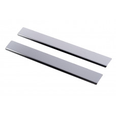 Накладки на пороги Carmos (2 шт., нерж) для Opel Combo 2012-2018 рр