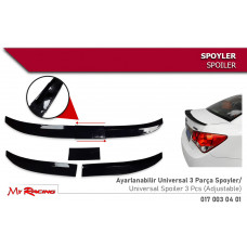 Универсальный спойлер Niken (115-129 см, черный)