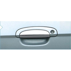 Хромированные Накладки на Ручки (4 шт) хромированный пластик для Hyundai Getz 2002- гг