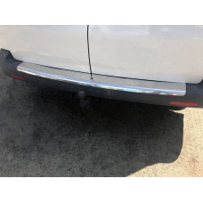 Накладка на задний бампер Carmos V1 (2-дверный, нержавеющая сталь) для Volkswagen T6 2015-2024 гг