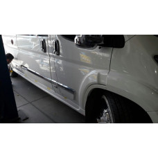 Боковые пороги под покраску (Meliset) для Fiat Ducato 2006-2025 гг
