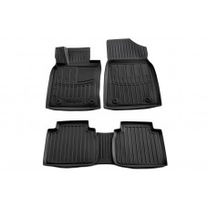 Коврики резиновые Stingray 3D (5 шт, полиуретан) для Lexus ES 2018- гг