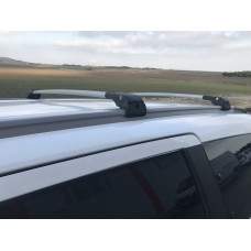 Поперечки під ключ (2 шт) Чорний для Renault Lodgy 2013-2022 рр