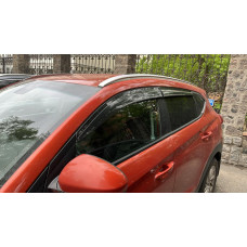 Ветровики на окна (4 шт., Sunplex Sport) для Hyundai Tucson TL 2016-2021 гг