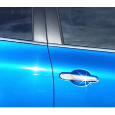 Хромированные Накладки на Ручки (4 шт., Нержавейка) для Nissan Note 2012-2020 гг