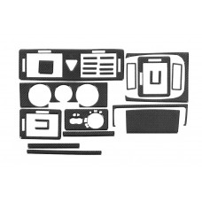 Накладки на торпедо Черный для Skoda Fabia 2000-2007 гг