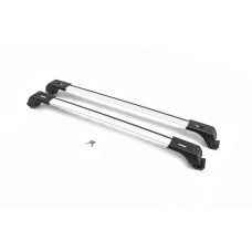 Поперечины на рейлинги с замком Skybar V1 (2014-2018, 2 шт) 2014-2018, Черный для Dacia Duster 2008-2018 гг