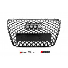 Передняя решетка RSQ-Style (черная с хромом) для Ауди Q7 2005-2015 гг