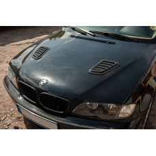 Универсальная накладка на капот Тип-B (2 шт, ABS)