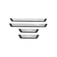 Накладки на пороги Flexill (4 шт, нержавейка) для Mitsubishi ASX 2010-2023 гг