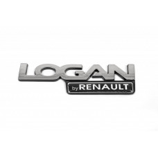 Надпись by Renault Logan (14,5 см) для Renault Logan I 2008-2013 гг