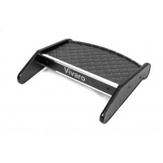 Полка на панель (2001-2010, Серая с серой нитью) для Opel Vivaro