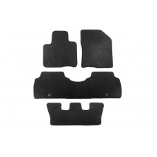 Коврики 2019-2025 7-местный (EVA, Hybrid, черные) для Kia Sorento IV MQ4 2020- гг