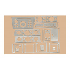 Накладки на Панель Приборов Алюминий для Opel Vectra C 2002-2008 гг