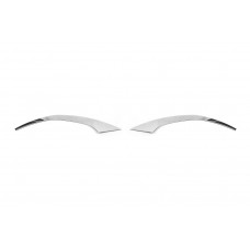 Накладки на передні фари (для Sedan) для Fiat Tipo 2016- рр