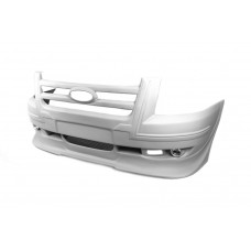 Накладка на передний бампер (2006-2014, с решеткой) для Ford Transit