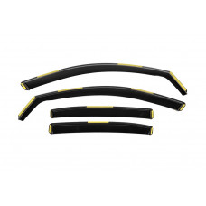 Ветровики вставные Niken Luxury (SD, 4 шт) для Skoda Octavia II A5 2006-2010 гг