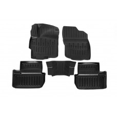 Коврики резиновые Stingray 3D (5 шт, полиуретан) для Mitsubishi Lancer X 2008- гг