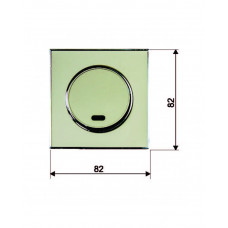 Выключатель RIGHT HAUSEN LAURA 1-й внутренний с подсветкой золото HN-015028