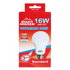 Лампа RIGHT HAUSEN LED Standard A65 16W E27 4000K HN-151040