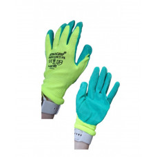 Перчатки пена зеленая