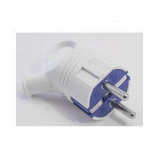 Вилка RIGHT HAUSEN STANDARD кутова з/з з кільцем біла HN-021111