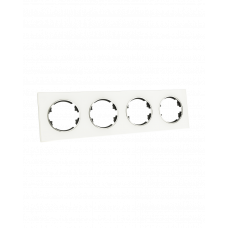 Рамка RIGHT HAUSEN LAURA 4-а горизонтальна біла HN-015281