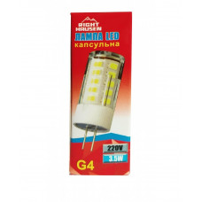 Лампа RIGHT HAUSEN LED Standard капсульная 3,5W 220V G4 6000K керам./пласт. HN-157042