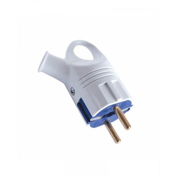 Вилка RIGHT HAUSEN STANDARD угловая с/з с кольцом белая HN-021111