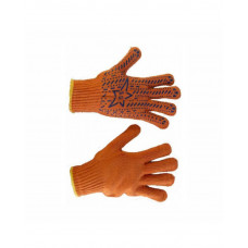 Перчатка "Звезда" плотная оранжевая