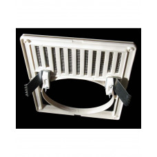 Решетка вентиляционная 180х250 d120 мм жалюзи SV