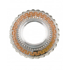 Светильник встраиваемый LED PANEL RIGHT HAUSEN CRYSTAL 7 MR16+3W LED 4000K AMBER HN-275091 NEW